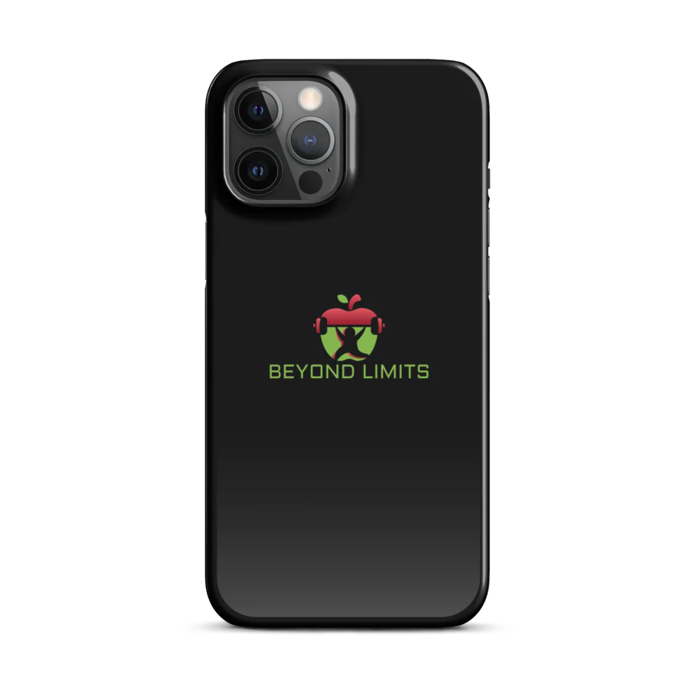iPhone ® Slim Case glans/mat zwart Beyond Limits