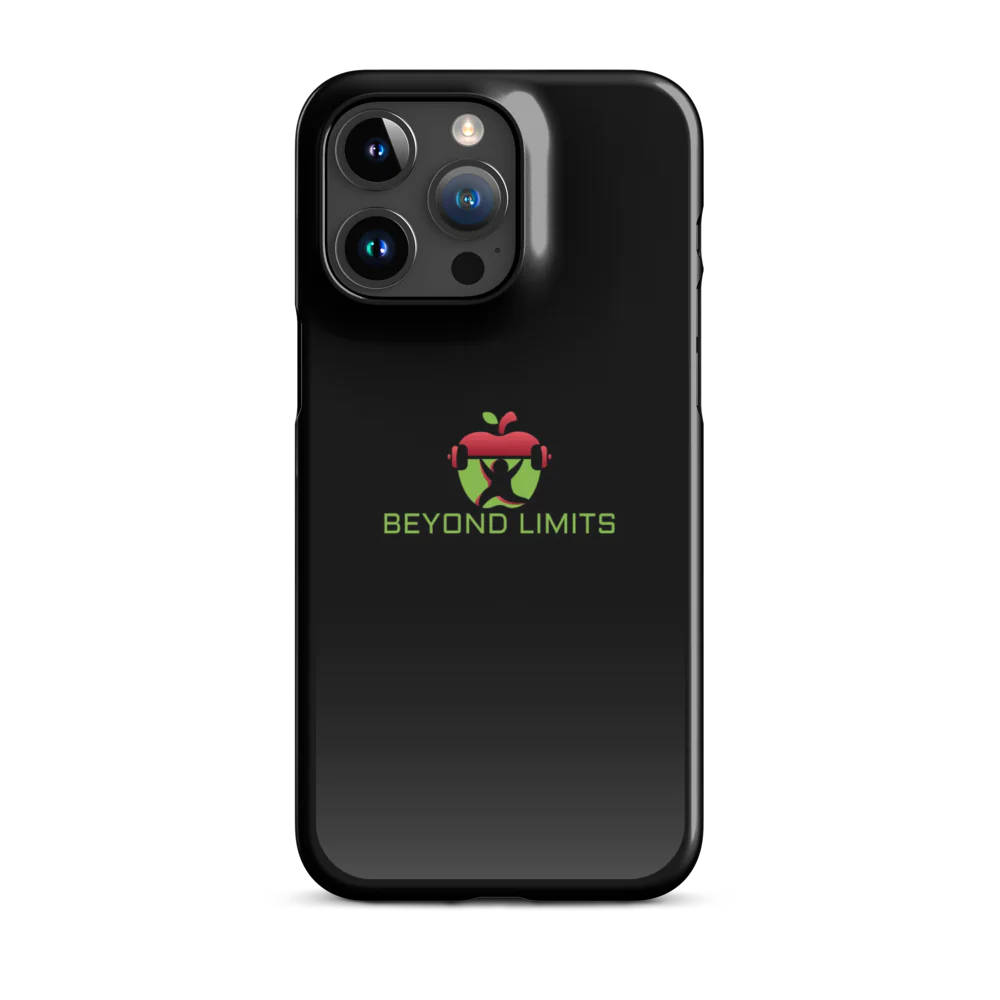 iPhone ® Slim Case glans/mat zwart Beyond Limits