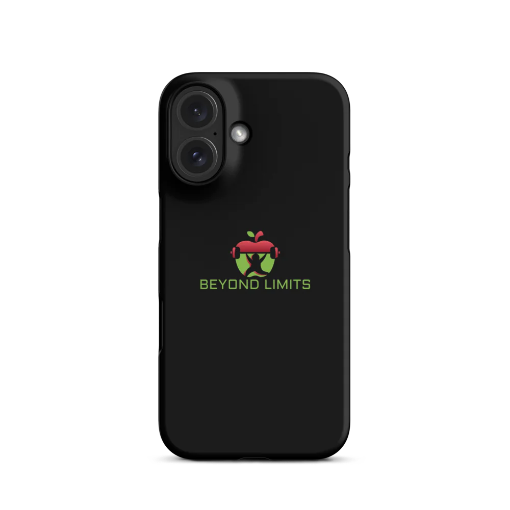 iPhone ® Slim Case glans/mat zwart Beyond Limits