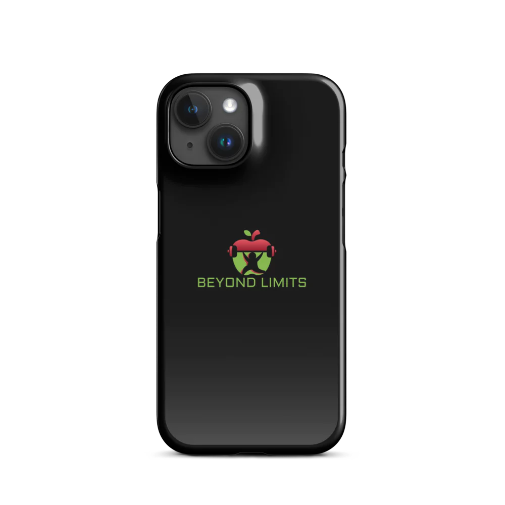 iPhone ® Slim Case glans/mat zwart Beyond Limits
