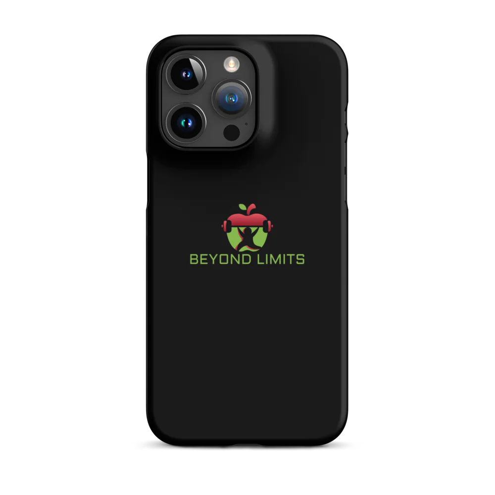 iPhone ® Slim Case glans/mat zwart Beyond Limits