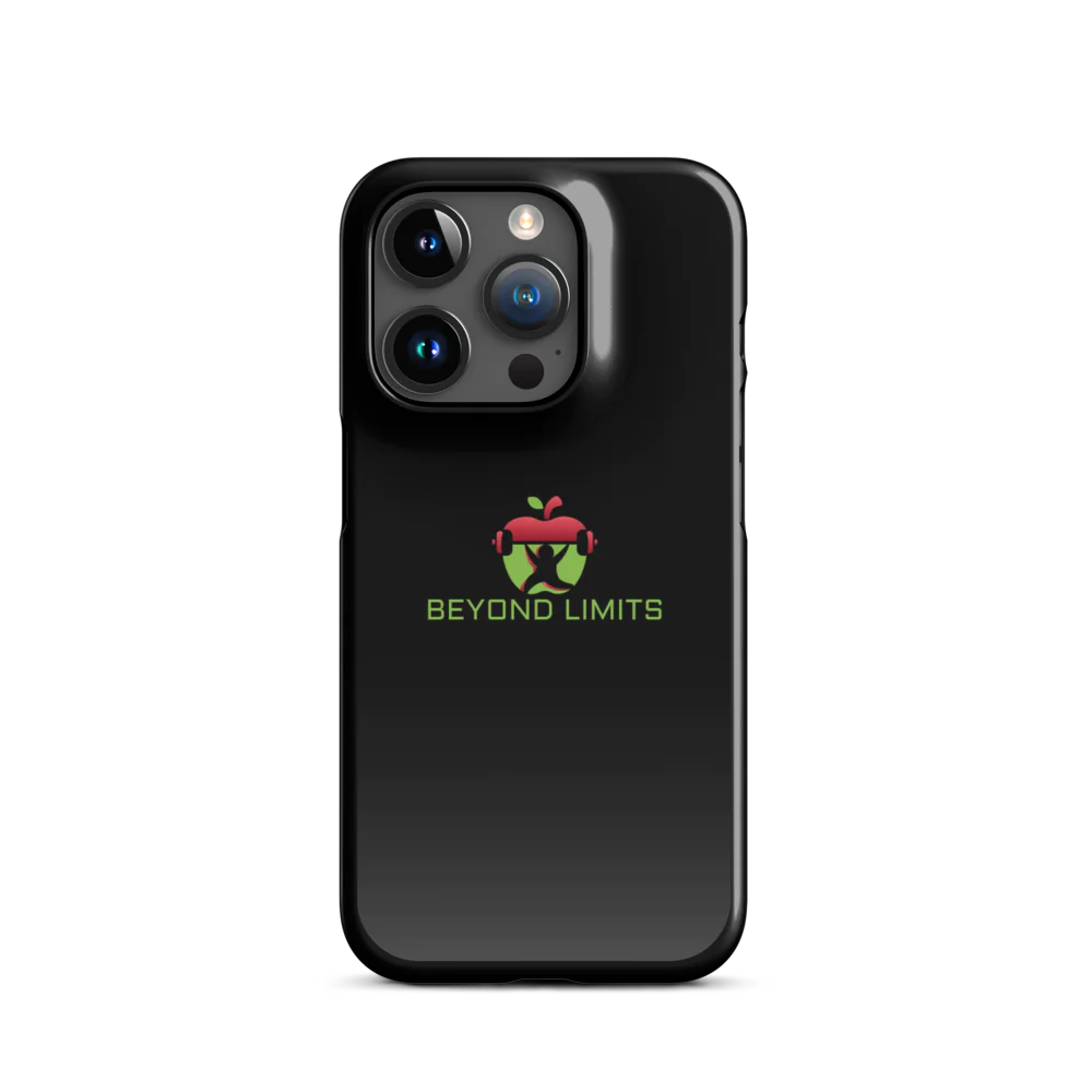 iPhone ® Slim Case glans/mat zwart Beyond Limits