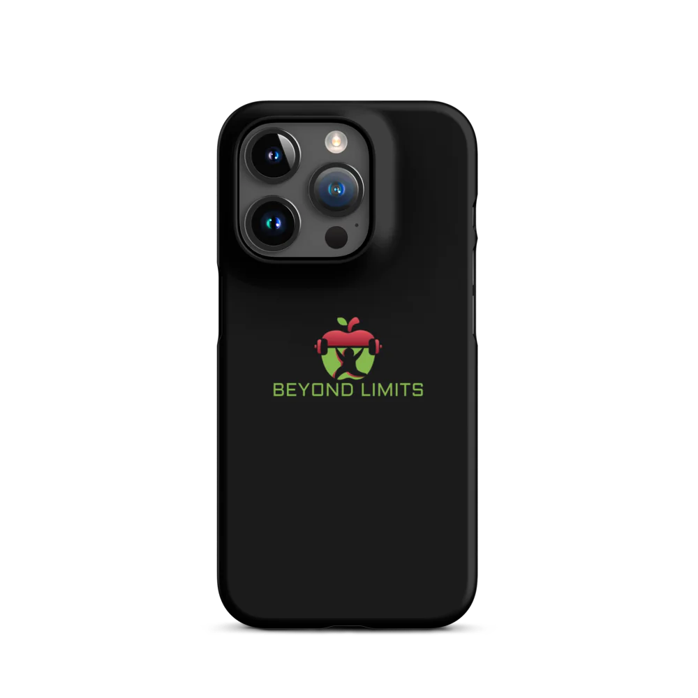 iPhone ® Slim Case glans/mat zwart Beyond Limits