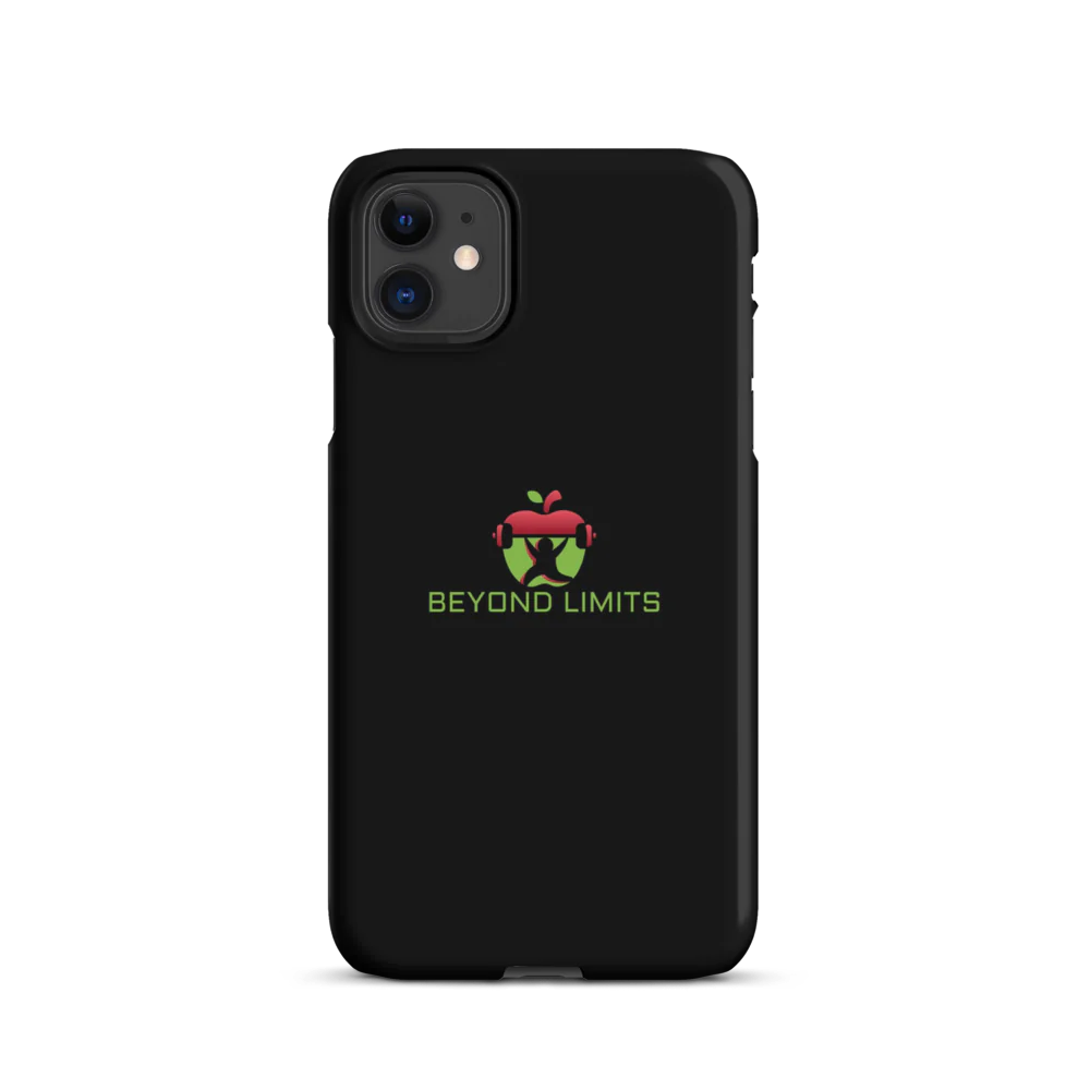 iPhone ® Slim Case glans/mat zwart Beyond Limits