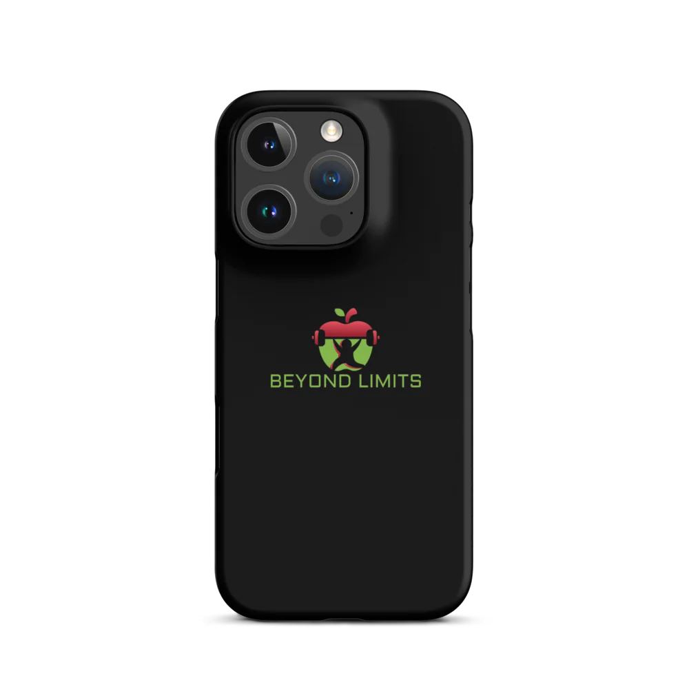 iPhone ® Slim Case glans/mat zwart Beyond Limits