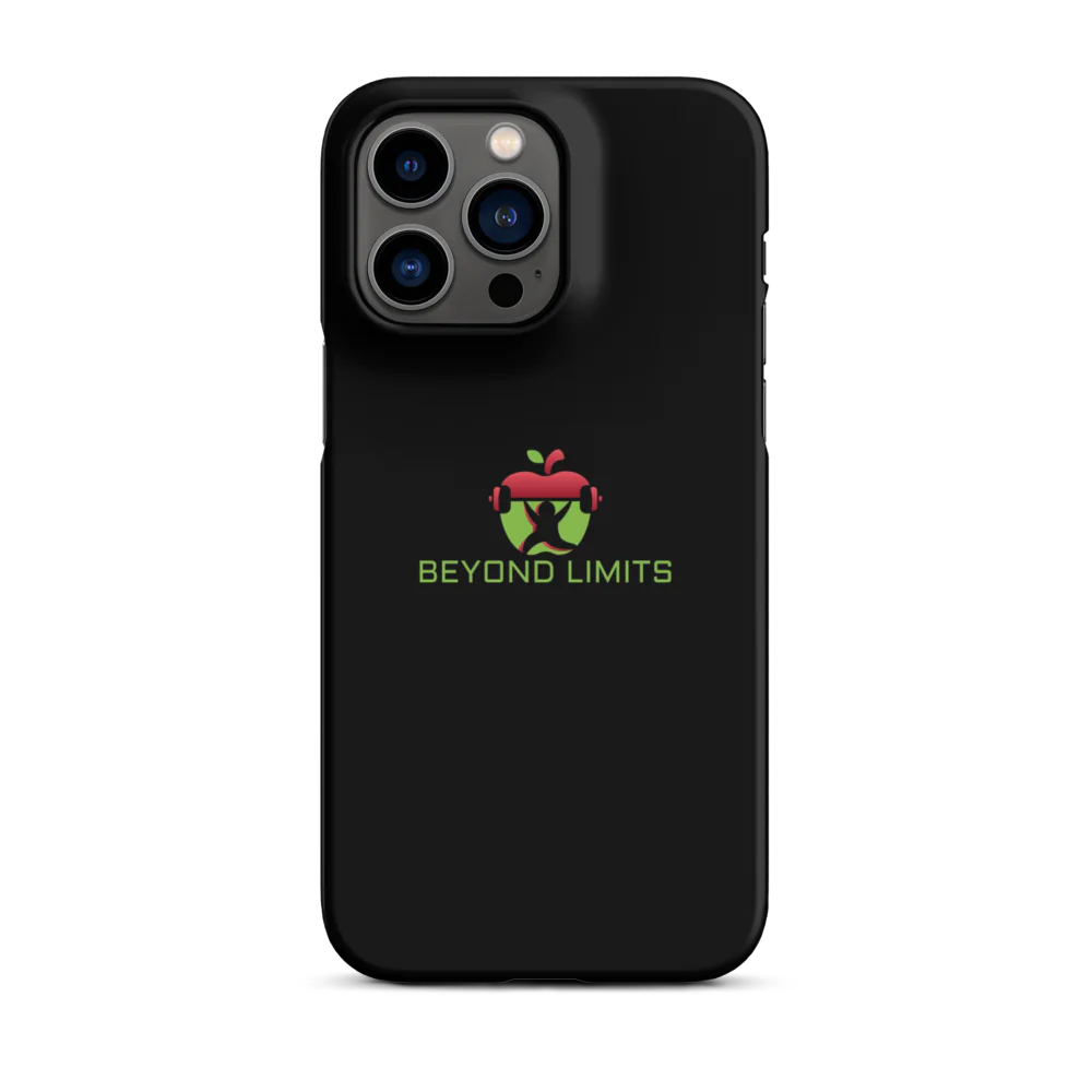 iPhone ® Slim Case glans/mat zwart Beyond Limits