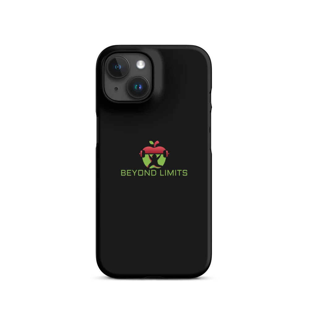 iPhone ® Slim Case glans/mat zwart Beyond Limits