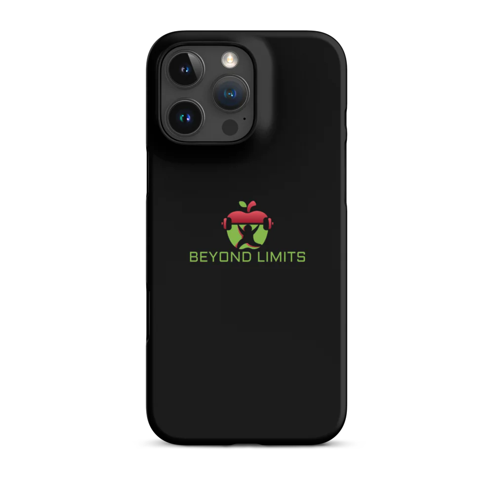 iPhone ® Slim Case glans/mat zwart Beyond Limits