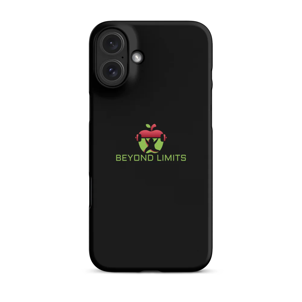 iPhone ® Slim Case glans/mat zwart Beyond Limits