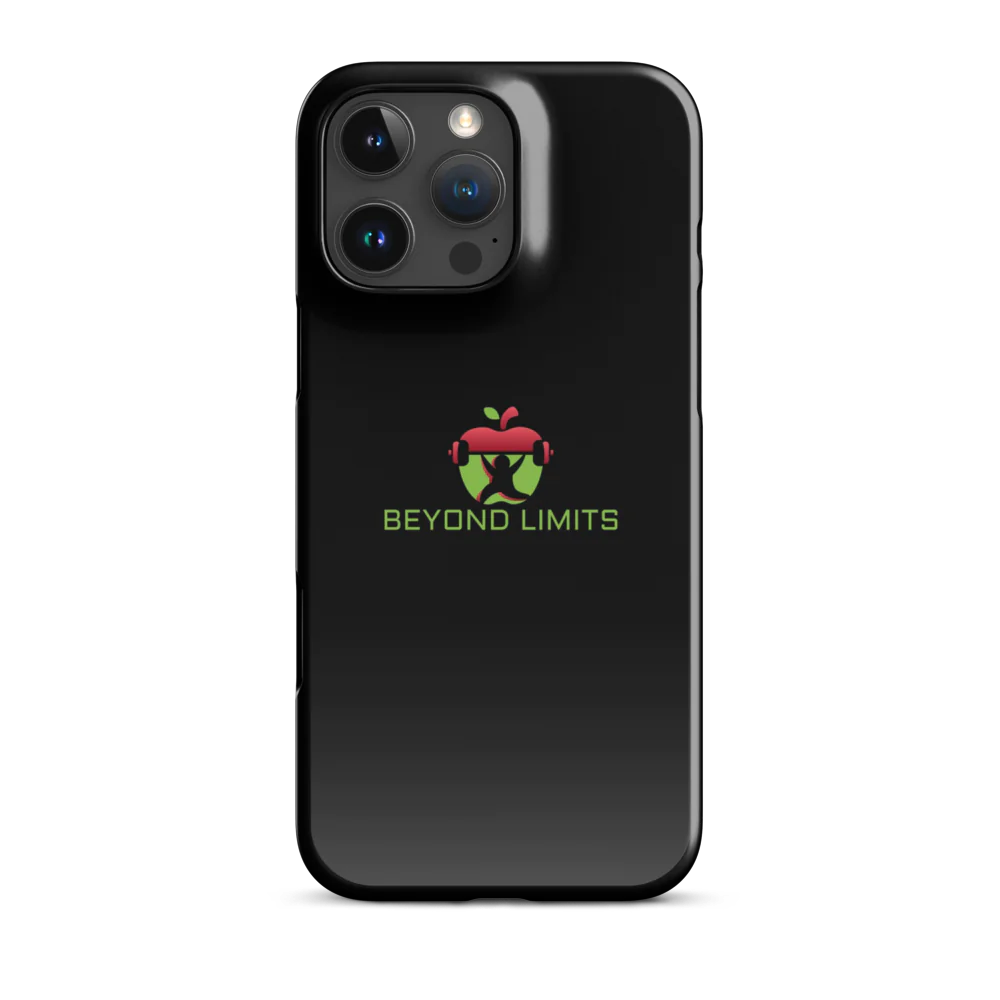 iPhone ® Slim Case glans/mat zwart Beyond Limits