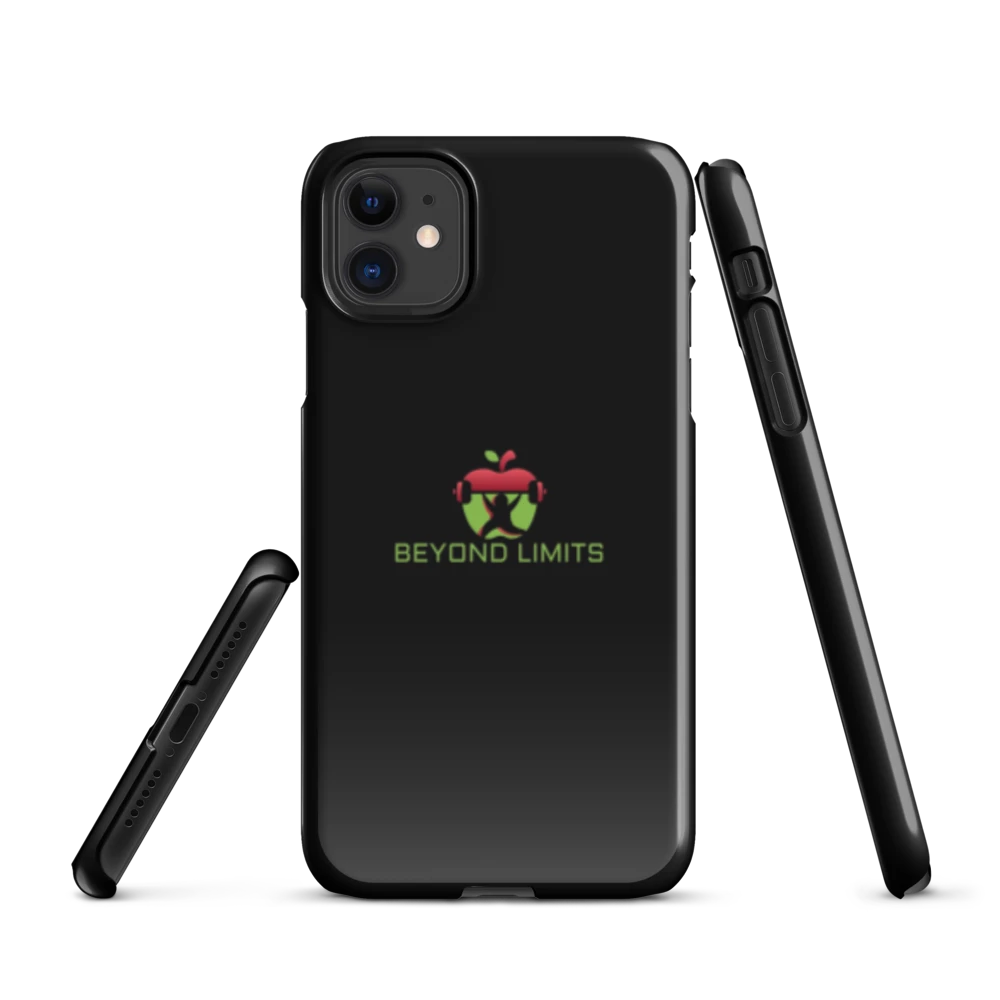 iPhone ® Slim Case glans/mat zwart Beyond Limits