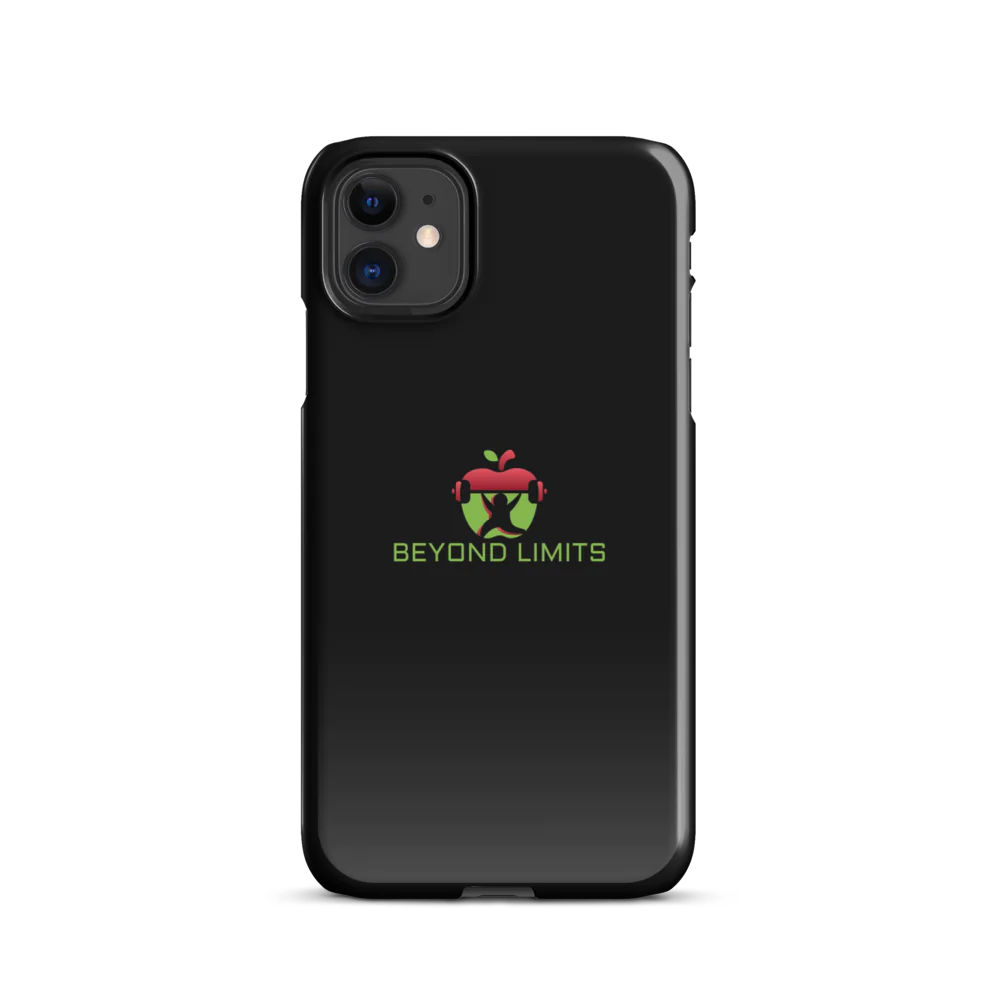 iPhone ® Slim Case glans/mat zwart Beyond Limits