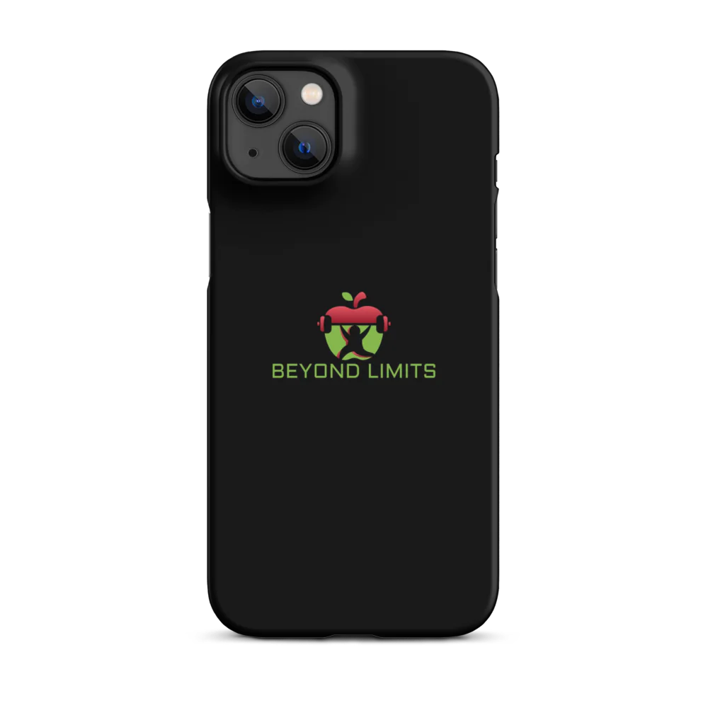 iPhone ® Slim Case glans/mat zwart Beyond Limits