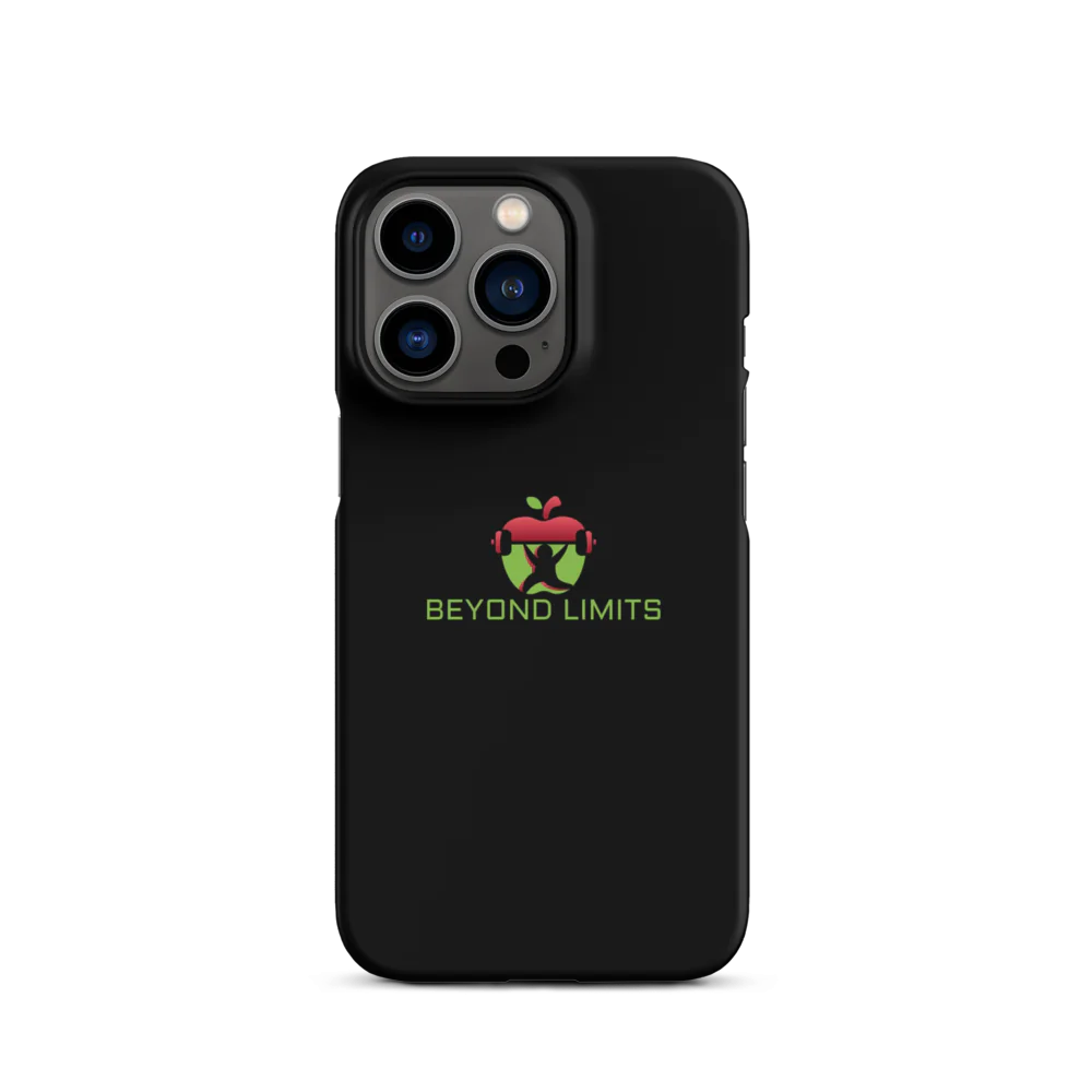 iPhone ® Slim Case glans/mat zwart Beyond Limits