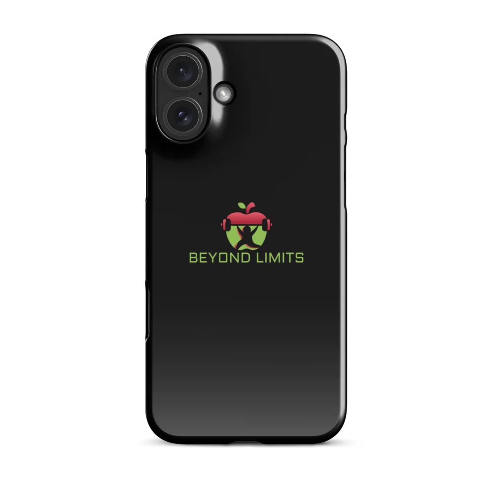 iPhone ® Slim Case glans/mat zwart Beyond Limits