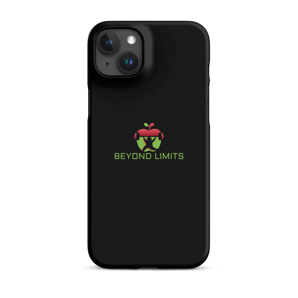 iPhone ® Slim Case glans/mat zwart Beyond Limits