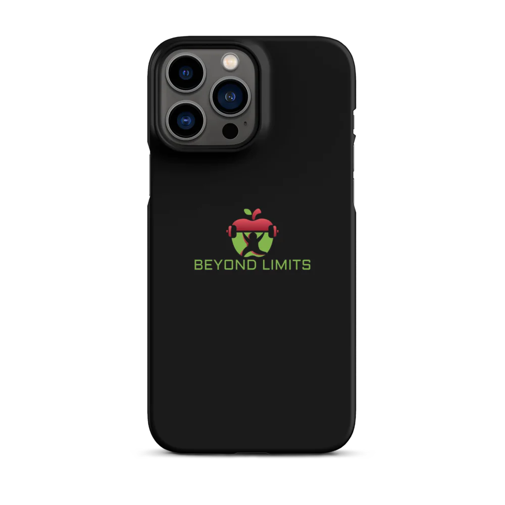 iPhone ® Slim Case glans/mat zwart Beyond Limits