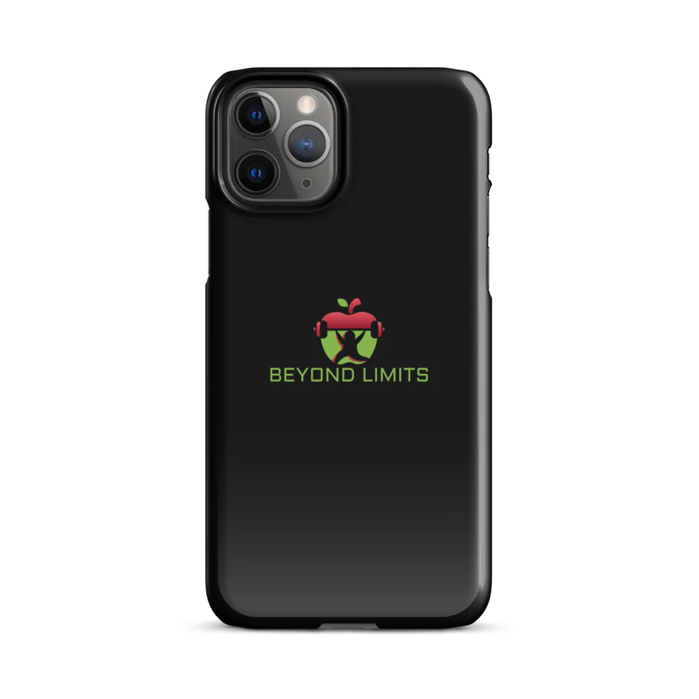 iPhone ® Slim Case glans/mat zwart Beyond Limits