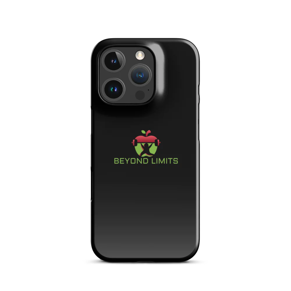 iPhone ® Slim Case glans/mat zwart Beyond Limits