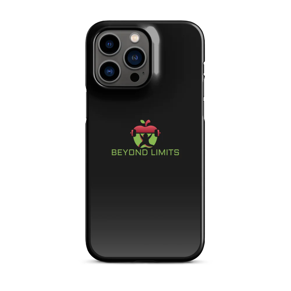 iPhone ® Slim Case glans/mat zwart Beyond Limits