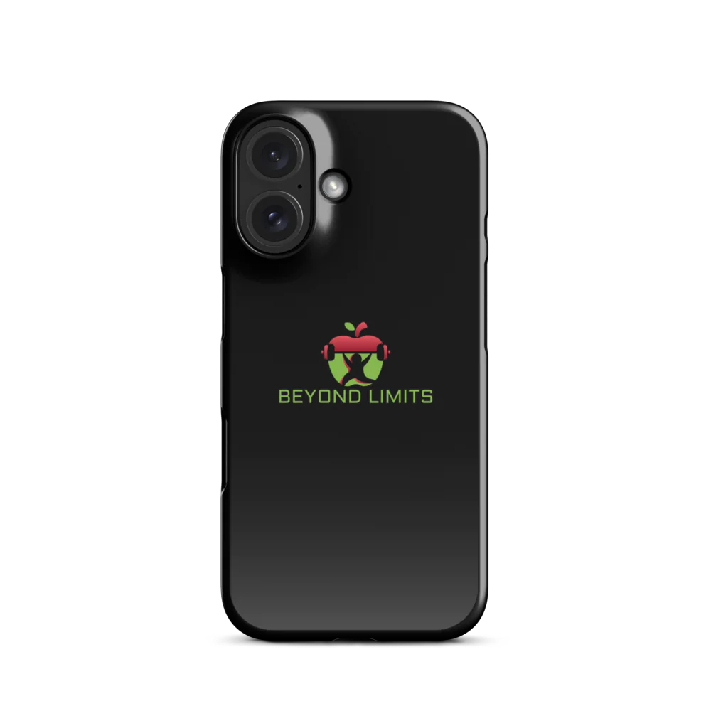 iPhone ® Slim Case glans/mat zwart Beyond Limits